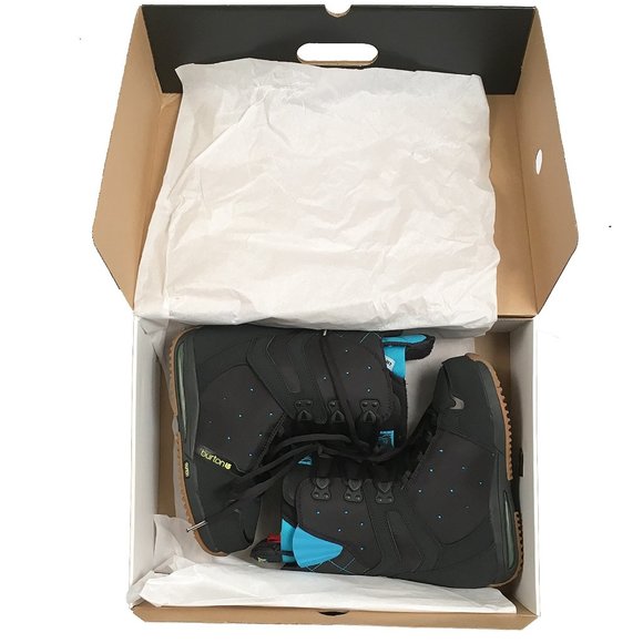 NEW Burton Sapphire Snowboard Boots! Black 6 Euro 36.5 Traditional Lace - Picture 1 of 4